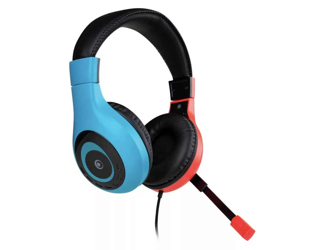 Слушалки Геймърски слушалки Nacon Bigben Nintendo Switch Headset V1, Микрофон, Червен/Син 2