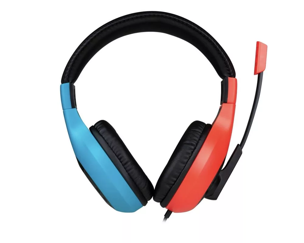 Слушалки Геймърски слушалки Nacon Bigben Nintendo Switch Headset V1, Микрофон, Червен/Син 3