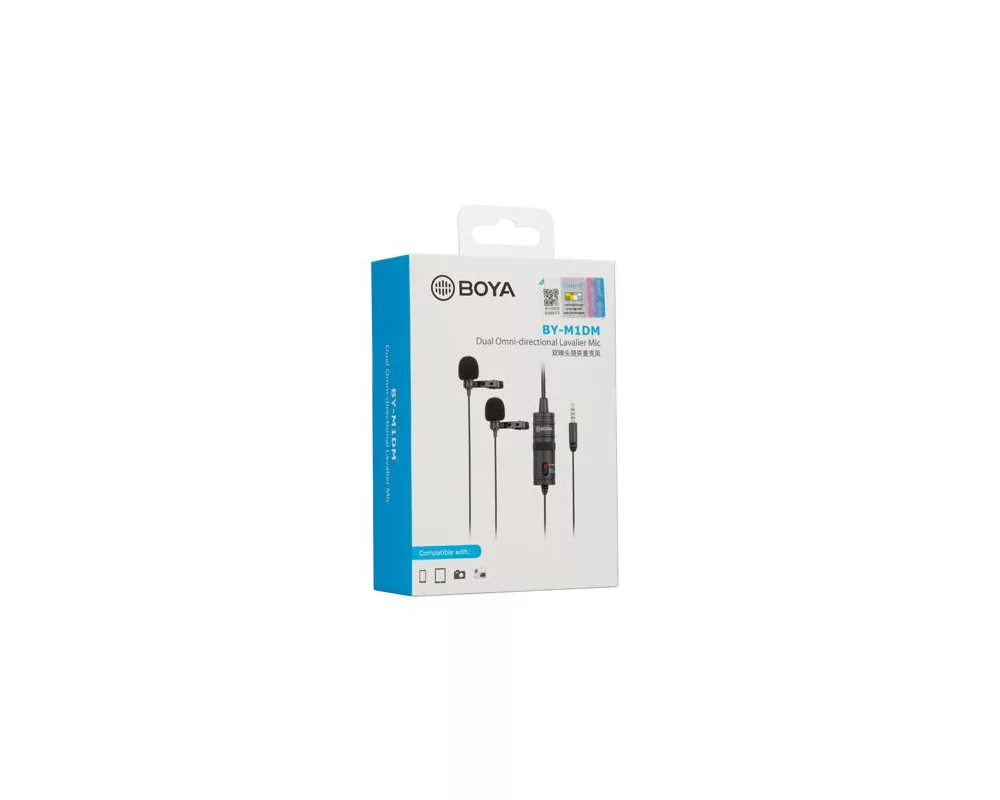 Микрофон брошка 2 броя BOYA BY-M1DM 7