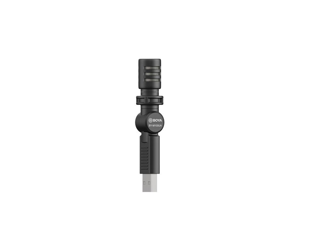 Микрофон BOYA BY-M100UA компактен, USB-A 6