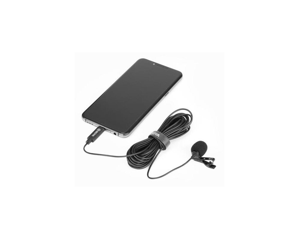 Микрофон брошка BOYA BY-M3, USB-C 5