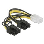 <span>Кабел</span> ESTILLO, PCI Express power, 6 pin женско - 2 x 8 pin мъжко <span class='catalog-num-in-name'>EST-CABL-POWER-6-8</span> - 