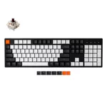 <span>Клавиатура</span> Геймърска Механична клавиатура Keychron C2 Hot-Swappable Full-Size Gateron G Pro Brown Switch White LED ABS <span class='catalog-num-in-name'>C2-G3</span> - 