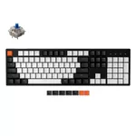 <span>Клавиатура</span> Геймърска Механична клавиатура Keychron C2 Full-Size Gateron G Pro Blue Switch White LED ABS <span class='catalog-num-in-name'>C2-A2</span> - 