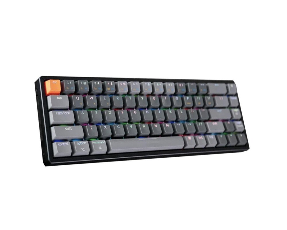 Клавиатура Геймърска Механична клавиатура Keychron K6 Hot-Swappable 65% Gateron Brown Switch RGB LED ABS 2