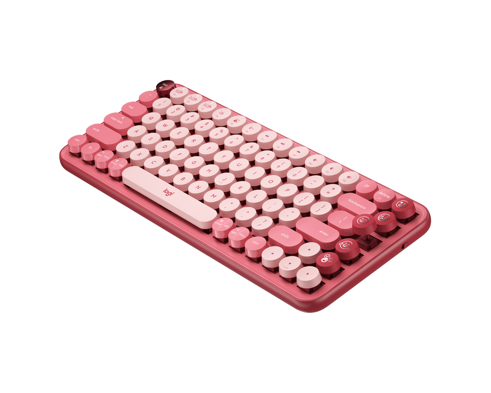 Клавиатура Геймърска Механична Клавиатура Logitech POP Keys Heartbreaker, TKL, Bluetooth 5.1 2