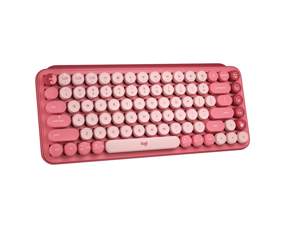 Клавиатура Геймърска Механична Клавиатура Logitech POP Keys Heartbreaker, TKL, Bluetooth 5.1 3
