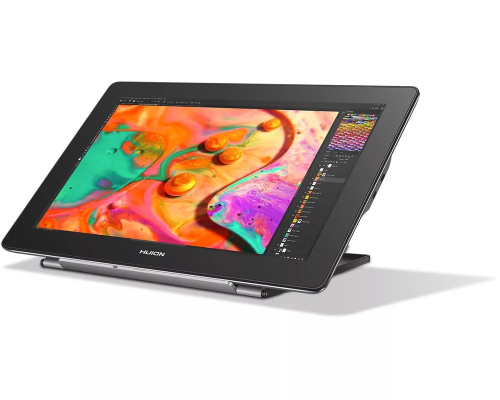 Графичен таблет HUION Kamvas Pro Pro 16 4K GT1561, USB-C, Черен/Сребрист 4