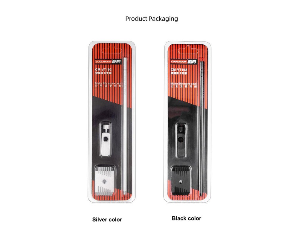 Контролер Държач за графична карта COOLMOON CM-VT192, Алуминий, Сребрист 3