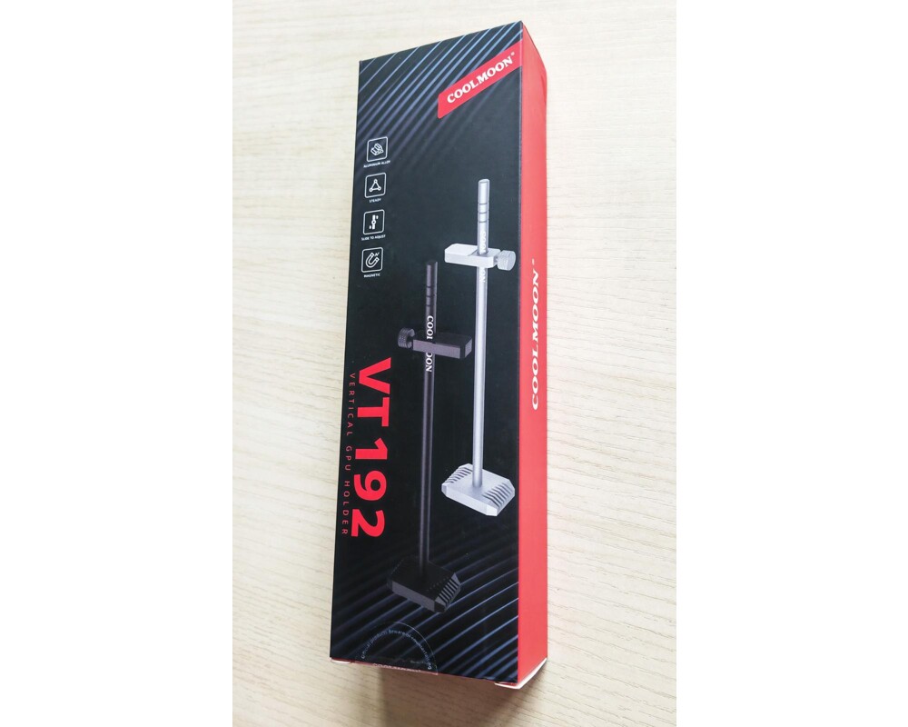 Контролер Държач за графична карта COOLMOON CM-VT192, Алуминий, Сребрист 4