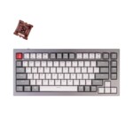 <span>Клавиатура</span> Геймърска Механична клавиатура Keychron Q1 Silver Grey QMK TKL Gateron G Pro Brown Switch RGB LED ABS <span class='catalog-num-in-name'>Q1-D3</span> - 