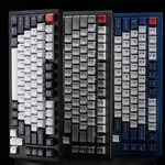 Клавиатура Геймърска Механична клавиатура Keychron Q1 Silver Grey QMK TKL Gateron G Pro Red Switch RGB LED ABS 2