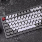 Клавиатура Геймърска Механична клавиатура Keychron Q1 Silver Grey QMK TKL Gateron G Pro Red Switch RGB LED ABS 3