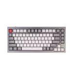 Клавиатура Геймърска Механична клавиатура Keychron Q1 Silver Grey QMK TKL Gateron G Pro Red Switch RGB LED ABS 5