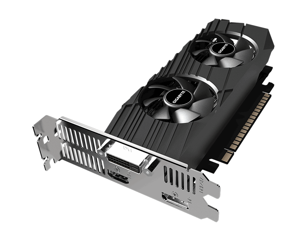 Видеокарта Gigabyte GeForce GTX 1650 OC Low Profile 4GB GDDR5 2