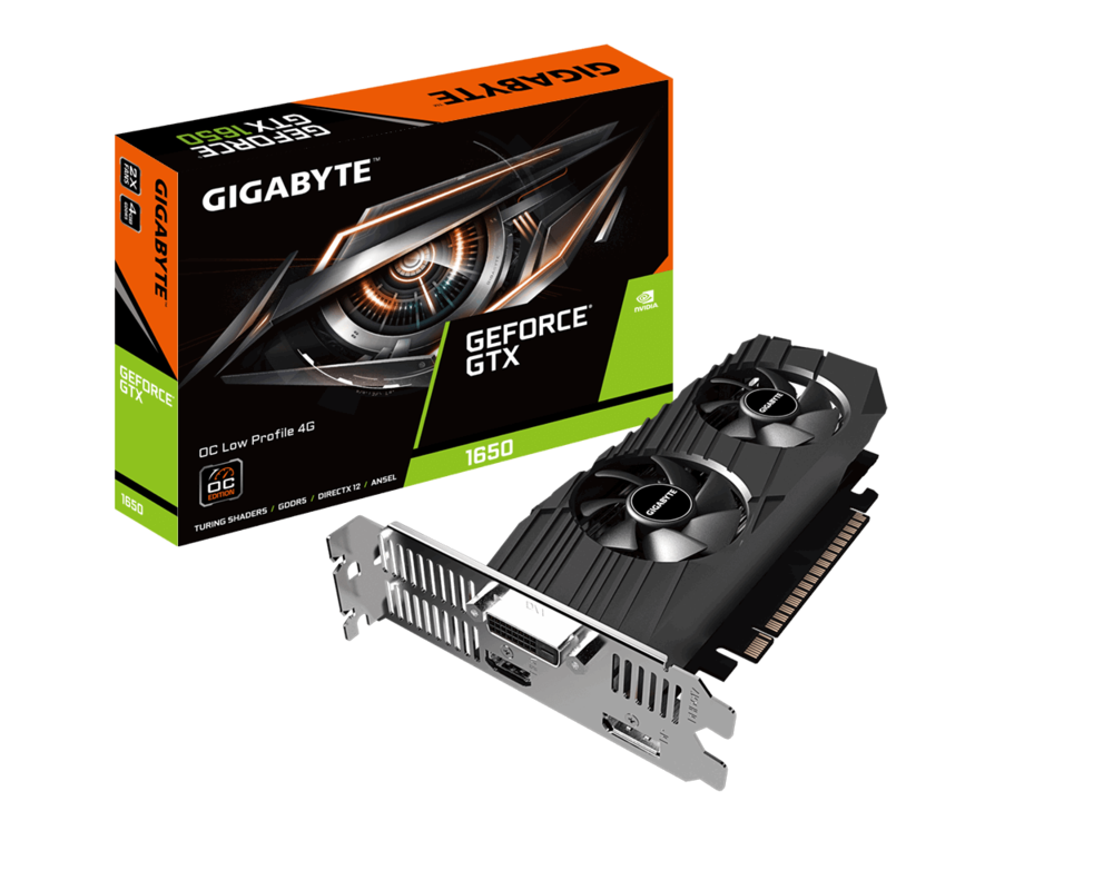Видеокарта Gigabyte GeForce GTX 1650 OC Low Profile 4GB GDDR5 5