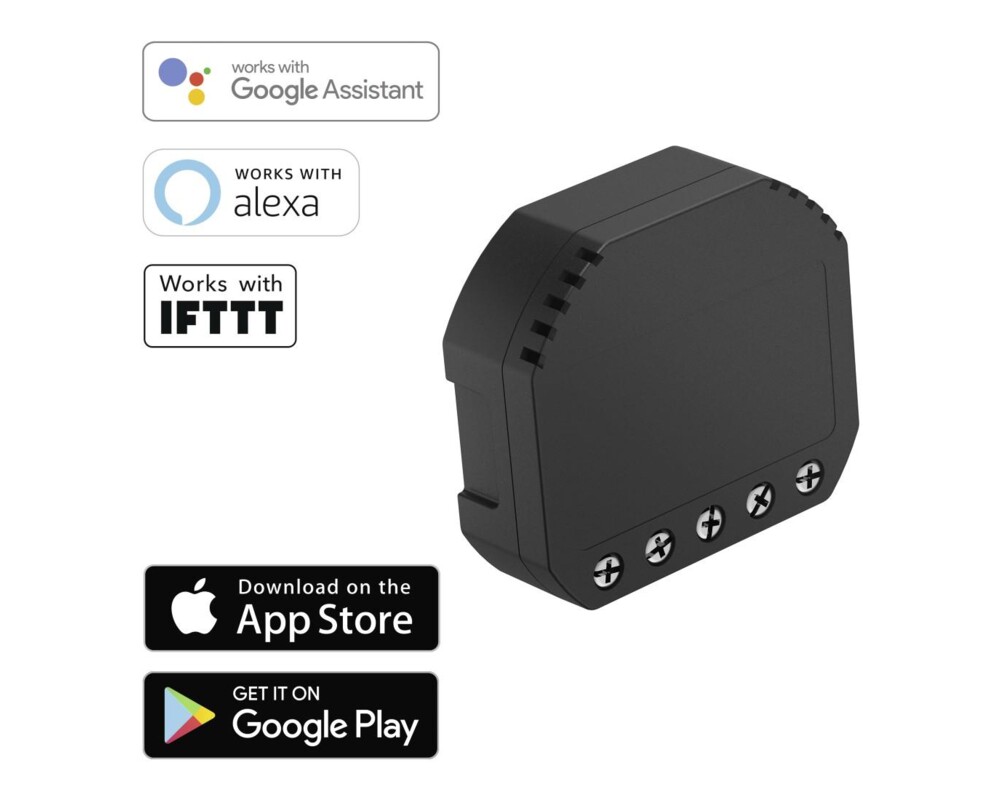 Умен контакт HAMA Wi-Fi смарт превключвател, за освeтление и контакти, 176556 2