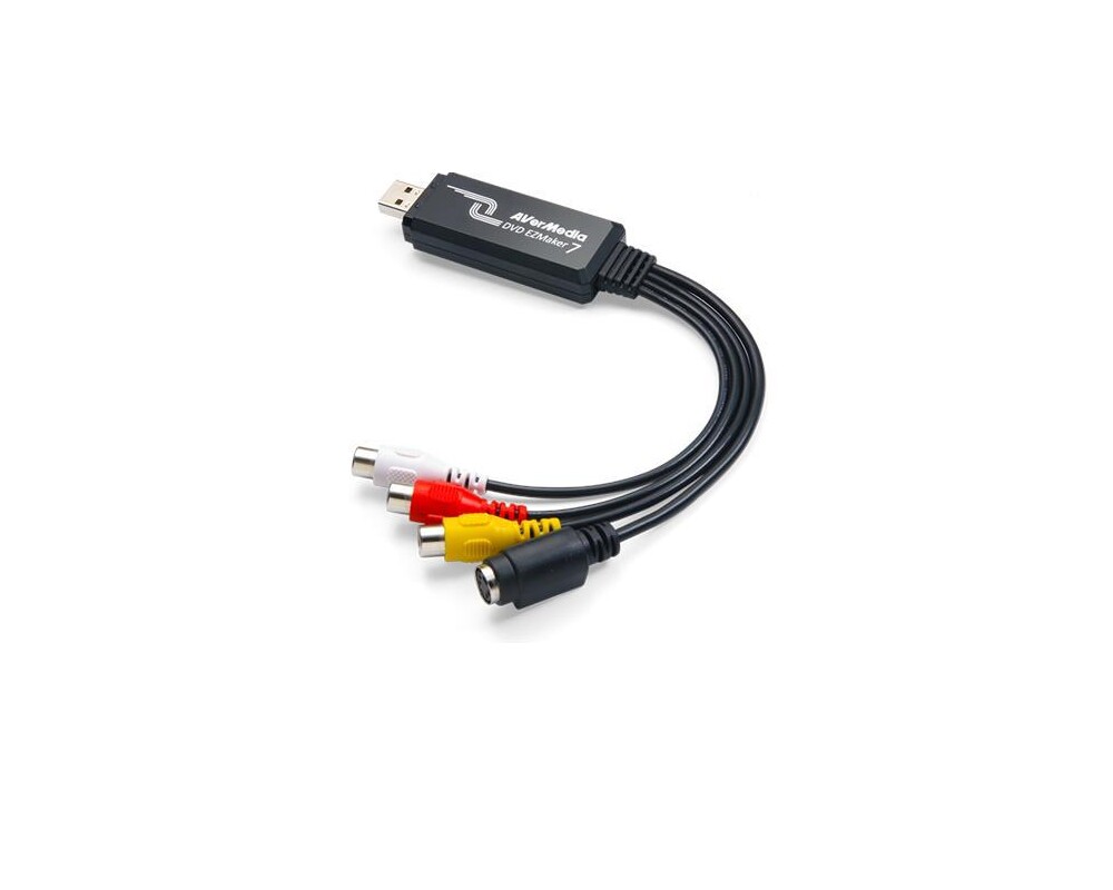 TV тунер/видео устройство Външен кепчър AVerMedia DVD EZMaker 7, USB 2.0 3
