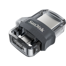  SanDisk Ultra Dual Drive m3.0, 64GB, OTG, Черен 309889 SDDD3-064G-G46 на топ цена - PIC.bg