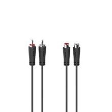  HAMA 2 x Чинч мъжко - 2 x Чинч женско, 1.5 м, Черен 309900 HAMA-205259 на топ цена - PIC.bg