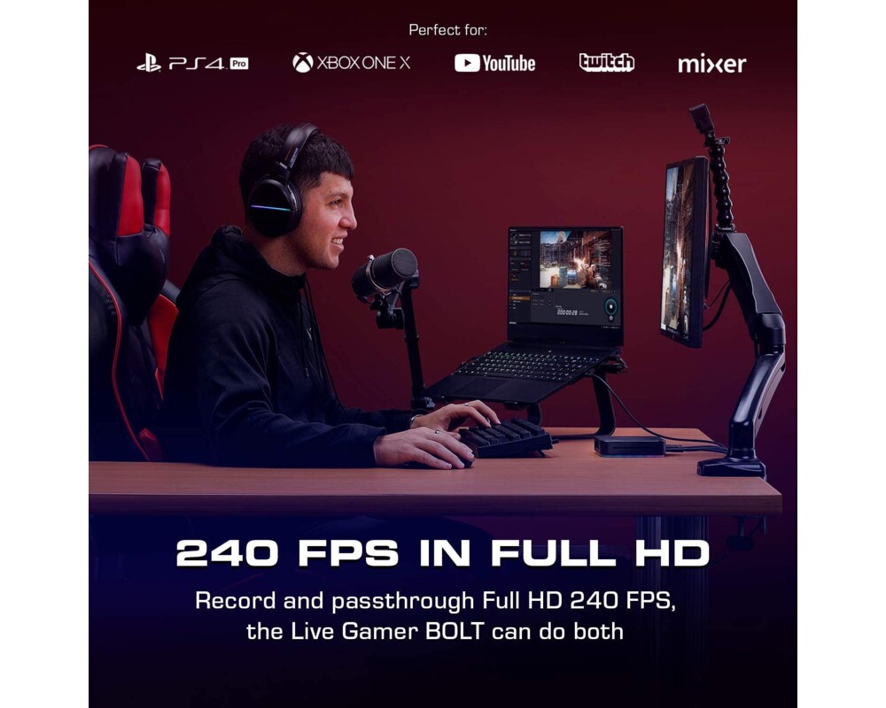 TV тунер/видео устройство Външен кепчър AVerMedia LIVE Gamer BOLT, Thunderbolt 3 3