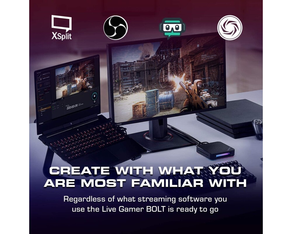 TV тунер/видео устройство Външен кепчър AVerMedia LIVE Gamer BOLT, Thunderbolt 3 5