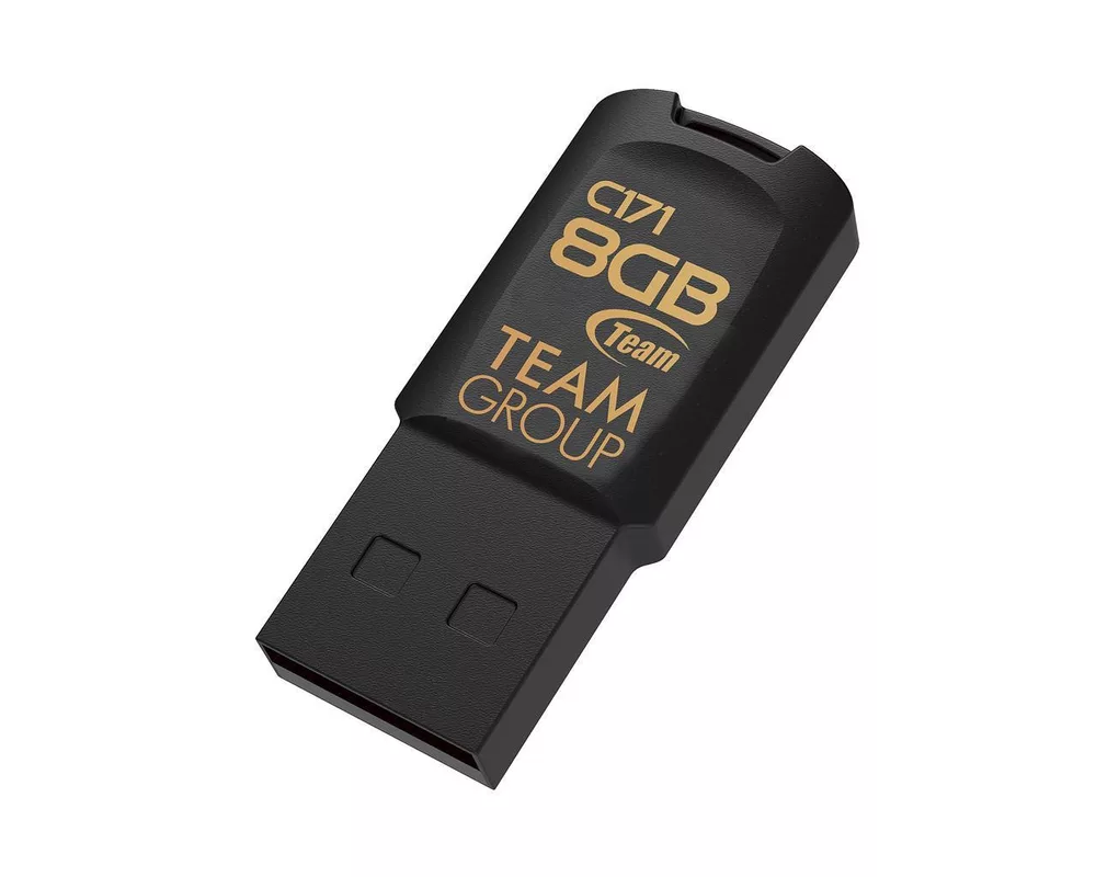 Флаш памет Team Group C171, 8GB, USB 2.0, Черен 2