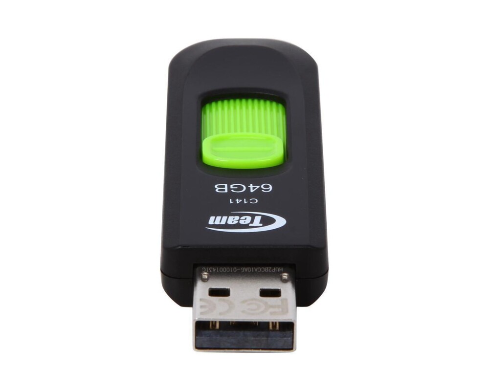 Флаш памет Team Group C141 64GB, USB 2.0, Зелен 5