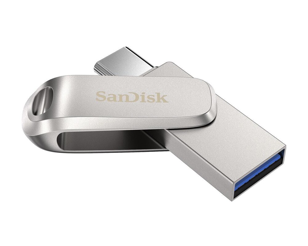 Флаш памет SanDisk Ultra Dual Drive Luxe, 32GB, USB 3.1 Gen 1, USB-C, Сребрист 4