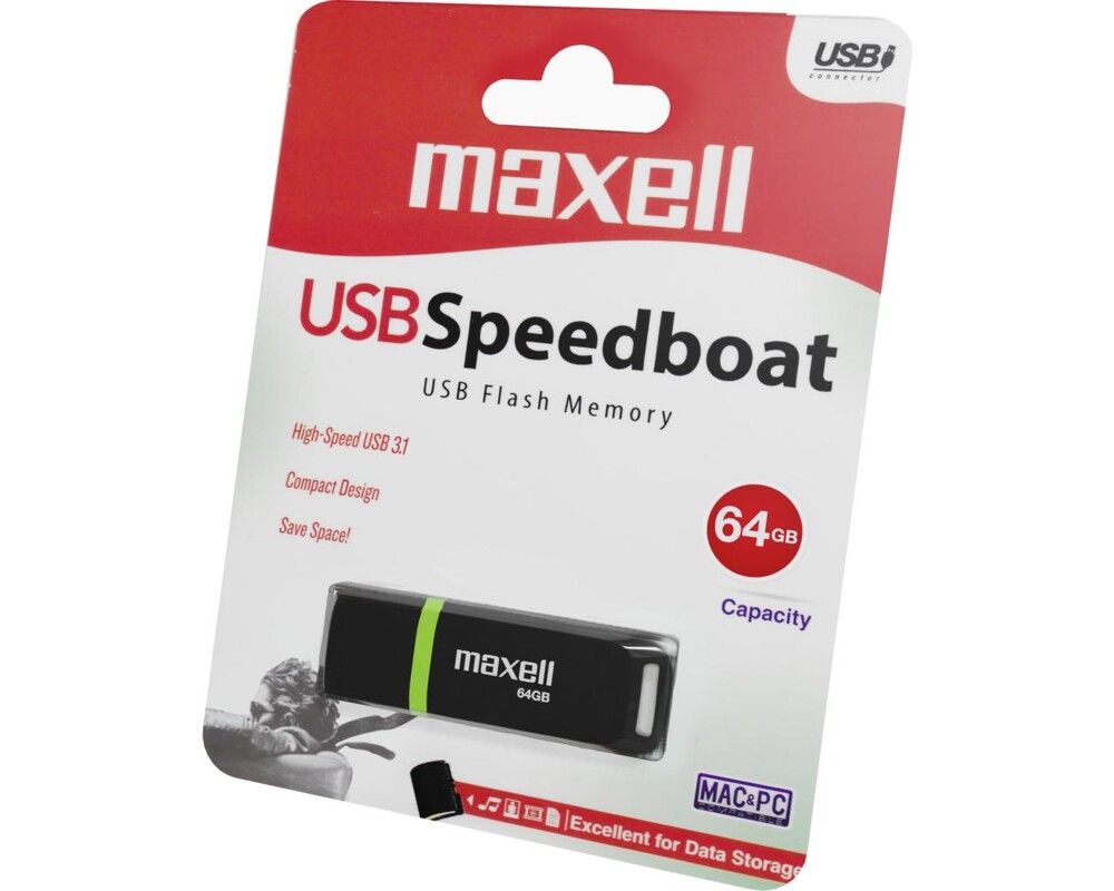 Флаш памет MAXELL SPEEDBOAT, 64GB 2