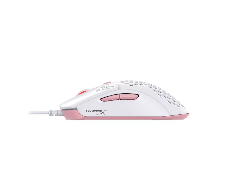 Мишка HP HyperX Pulsefire Haste white-pink gaming mouse 4