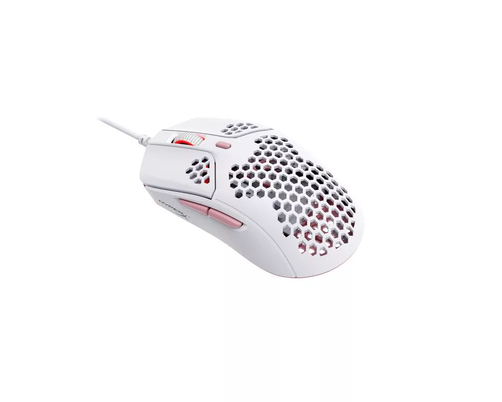 Мишка HP HyperX Pulsefire Haste white-pink gaming mouse 3
