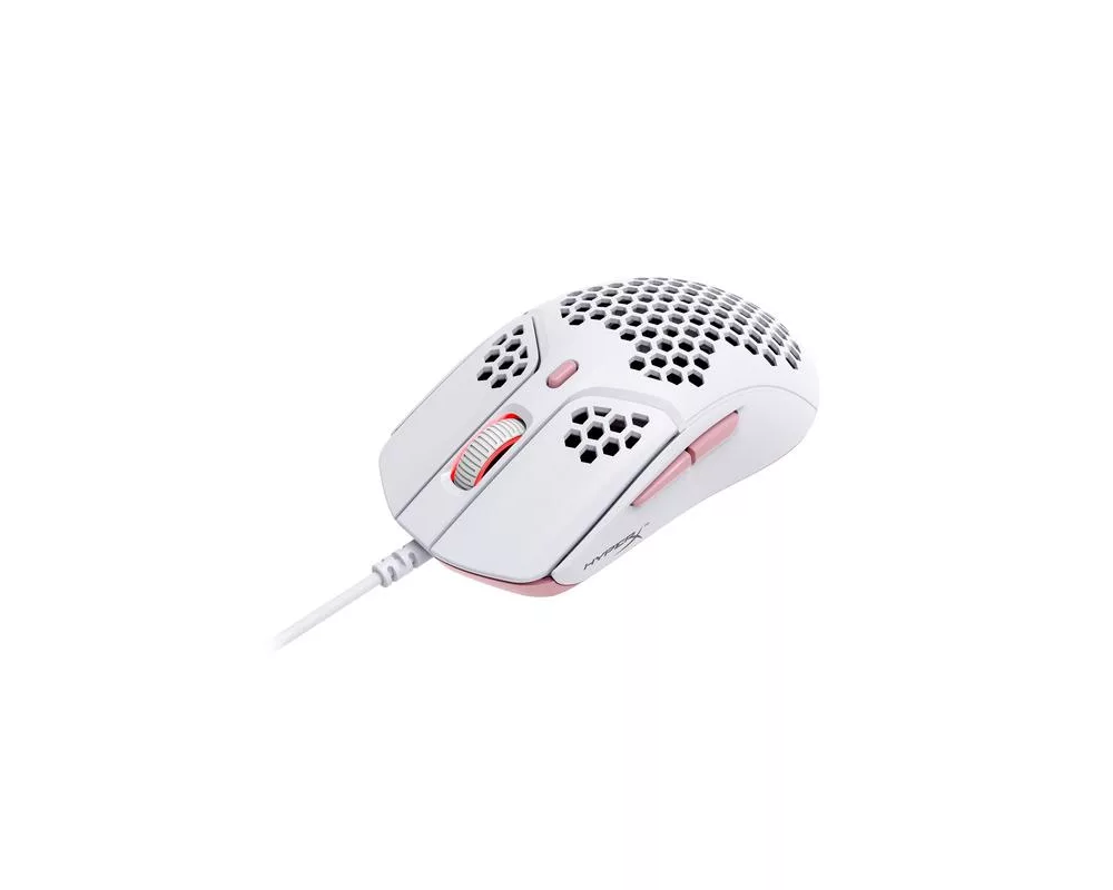 Мишка HP HyperX Pulsefire Haste white-pink gaming mouse 2