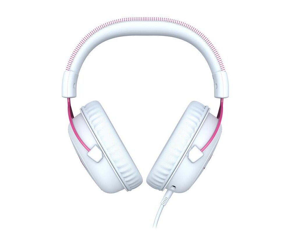 Слушалки Геймърски слушалки HyperX Cloud II Pink, Микрофон, Розово/Бяло 3
