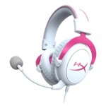 <span>Слушалки</span> Геймърски слушалки HyperX Cloud II Pink, Микрофон, Розово/Бяло <span class='catalog-num-in-name'>CIIP-PK</span> - 