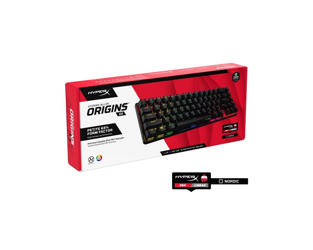 Клавиатура HP HyperX Alloy Origins 65 US mechanical gaming keyboard 7