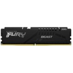 <span>Памет</span> KINGSTON 16GB 6000MHz DDR5 CL40 DIMM FURY Beast Black <span class='catalog-num-in-name'>KF560C40BB-16</span> - 