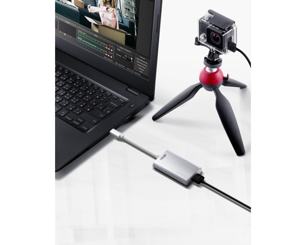 TV тунер/видео устройство Външен кепчър ATEN CAMLIVE, HDMI към USB-C, UVC 4