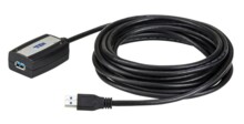 Удължителен кабел ATEN UE350A, USB-A мъжко - USB-A женско , 5 м, USB 3.0, Черен 313583 UE350A-AT на топ цена - PIC.bg