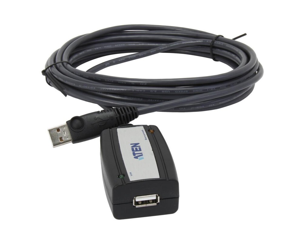 Адаптери Удължителен кабел ATEN UE250, USB-A мъжко - USB-A женско , 5 м, USB 2.0, Черен 2