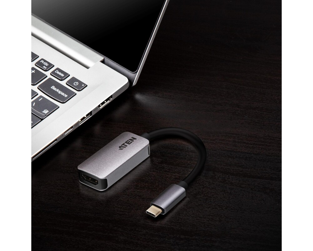 Адаптери ATEN UC3008A1, USB-C мъжко - HDMI женско, 4K, Черен 6
