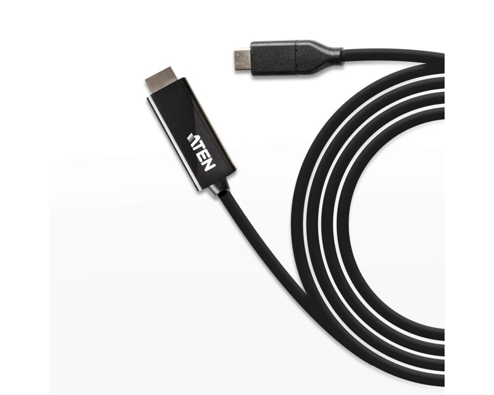 Адаптери RAID ATEN UC3238, USB-C мъжко - HDMI женско, 4K, 2.7м, Черен 2