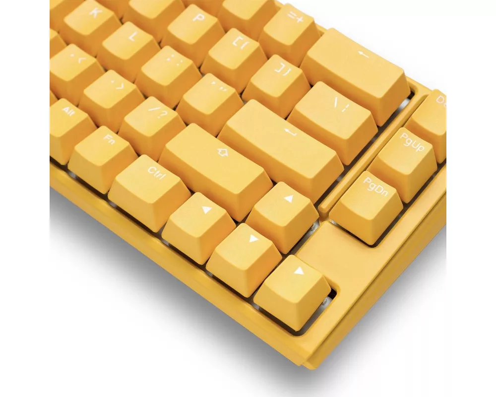 Клавиатура Геймърскa механична клавиатура Ducky One 3 Yellow SF 65, Cherry MX Red суичове 4