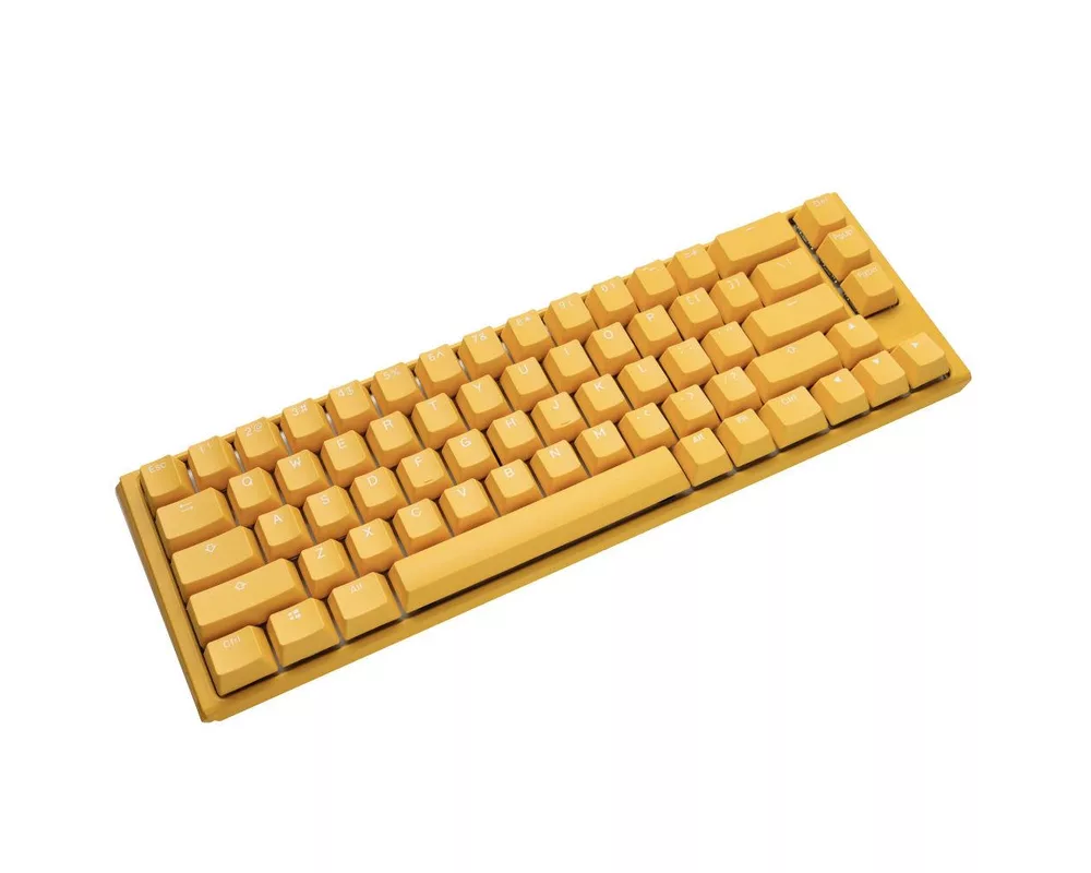 Клавиатура Геймърскa механична клавиатура Ducky One 3 Yellow SF 65, Cherry MX Red суичове 2