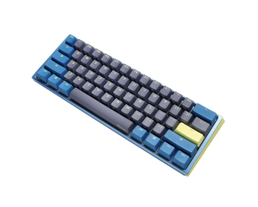 Клавиатура Геймърскa механична клавиатура Ducky One 3 Daybreak Mini 60, Cherry MX Blue суичове 4