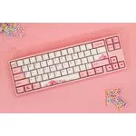 Клавиатура Геймърскa механична клавиатура Ducky x Varmilo Miya Sakura V2 65, Cherry MX Brown суичове 2