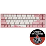 <span>Клавиатура</span> Геймърскa механична клавиатура Ducky x Varmilo Miya Sakura V2, Cherry MX Silent Red, Розов <span class='catalog-num-in-name'>A6A2A01A024</span> - 