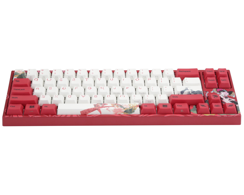 Клавиатура Геймърскa механична клавиатура Ducky x Varmilo Miya Koi 65%, Cherry MX Silent Red 2