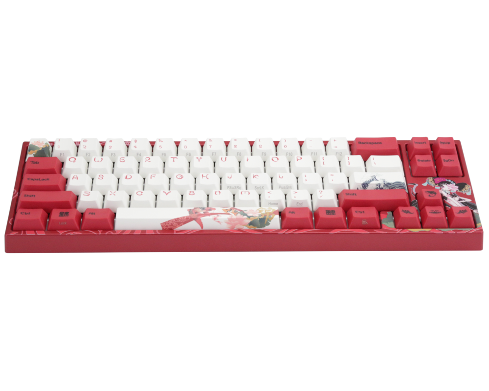 Клавиатура Геймърскa механична клавиатура Ducky x Varmilo Miya Koi 65%, Cherry MX Red 2