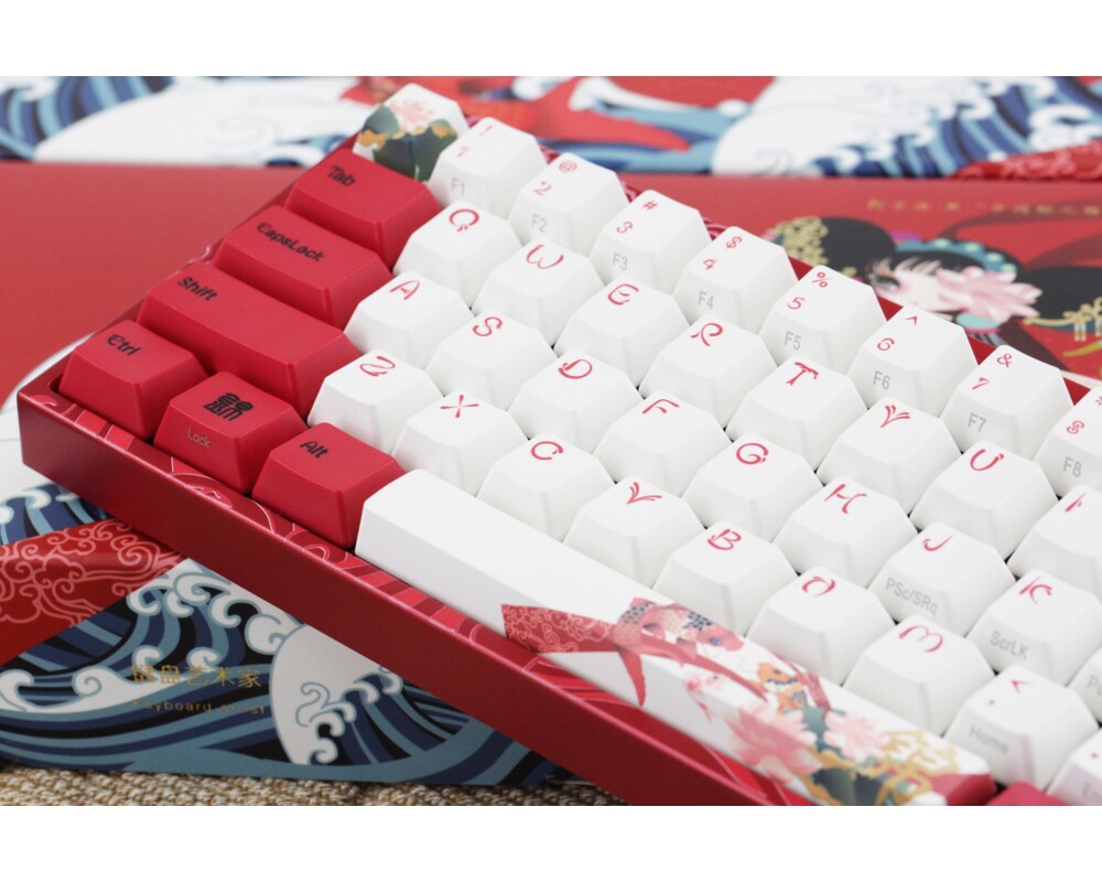 Клавиатура Геймърскa механична клавиатура Ducky x Varmilo Miya Koi 65%, Cherry MX Brown 7